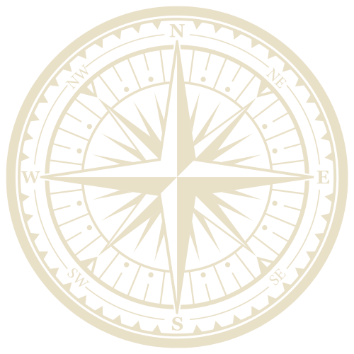 Blue and White Nautical Compass Logo Template (3)